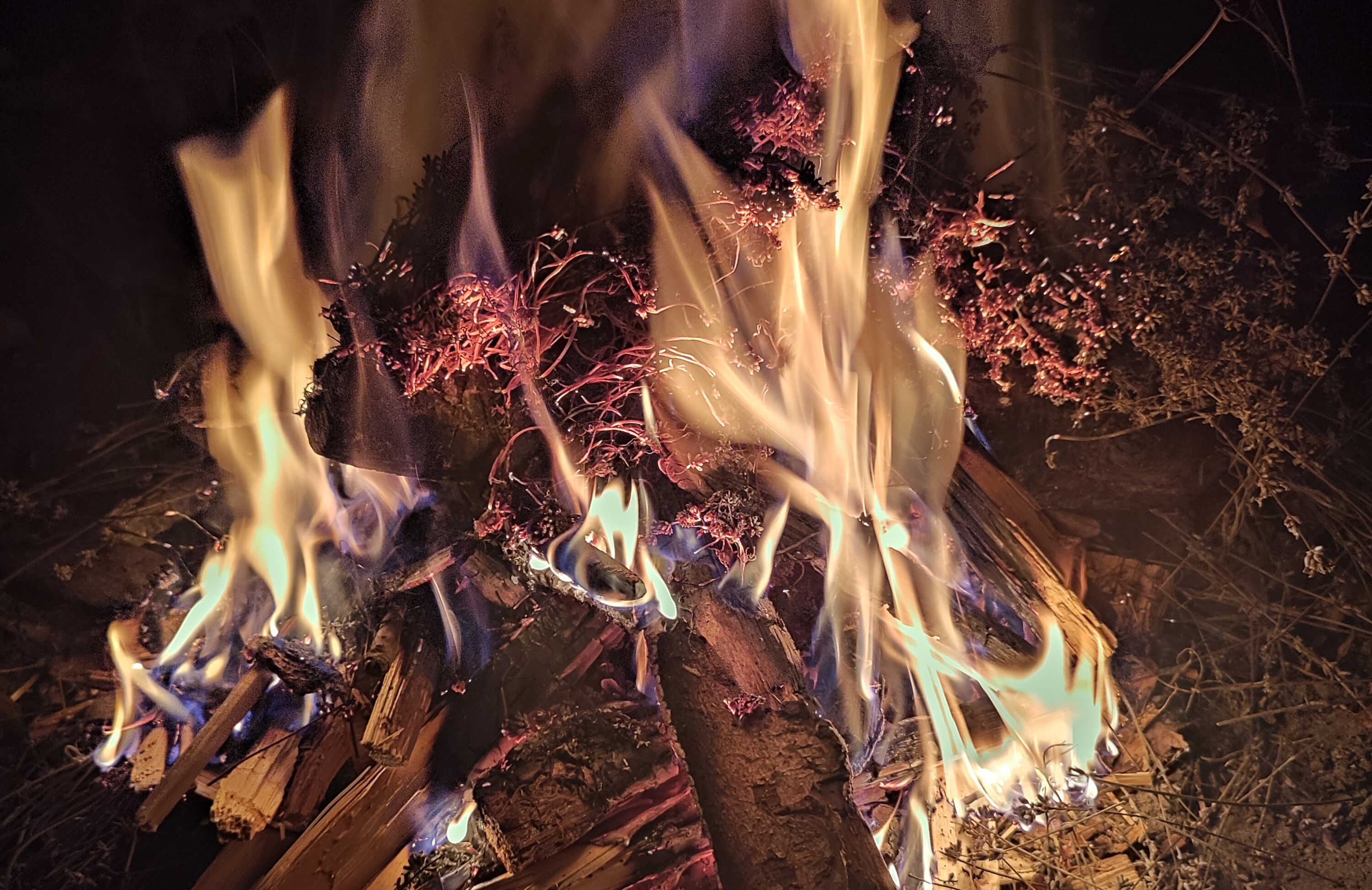 Oheň a tradice Keltů během Samhainu