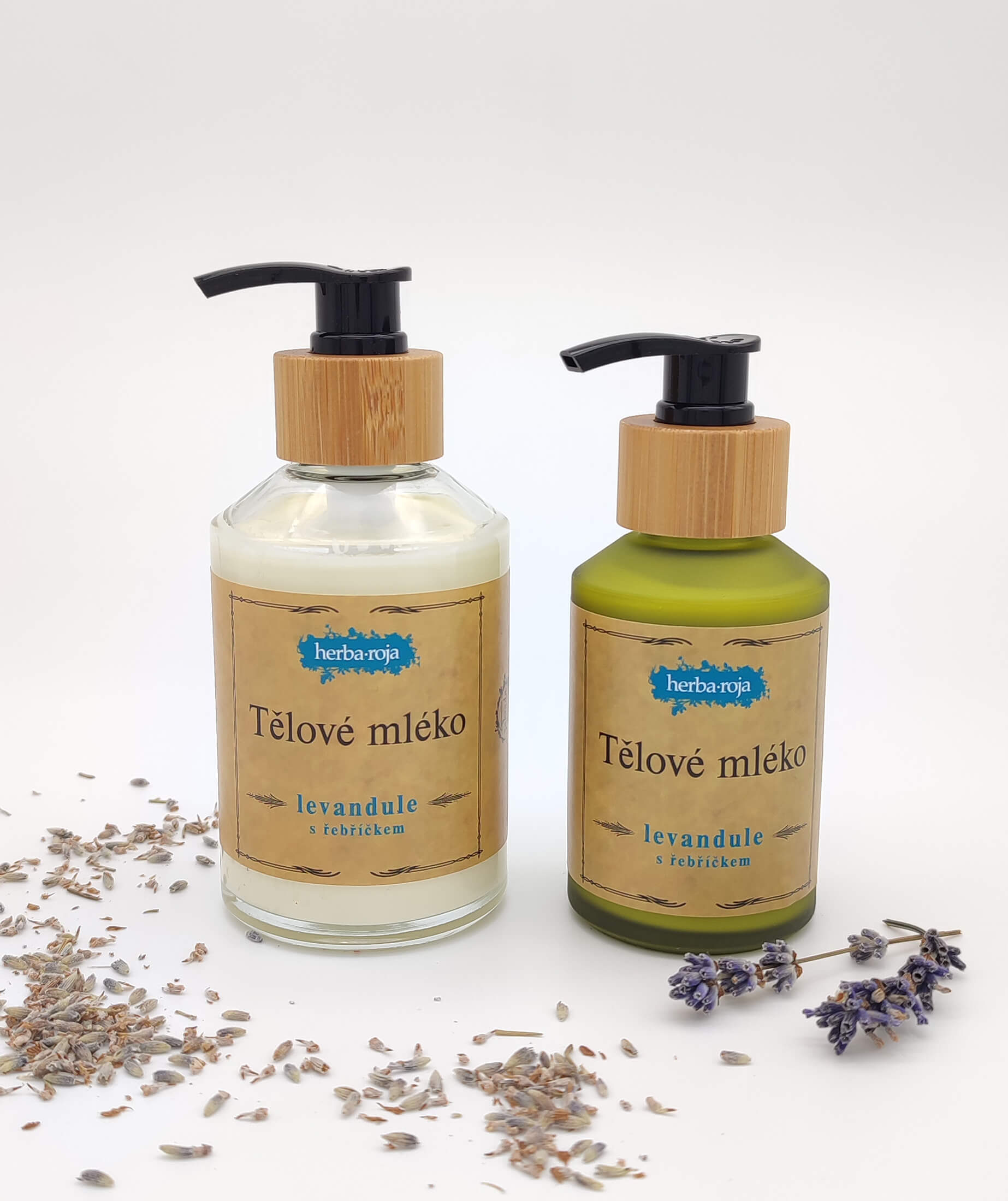 Tělové mléko s BIO levandulí a řebříčkem