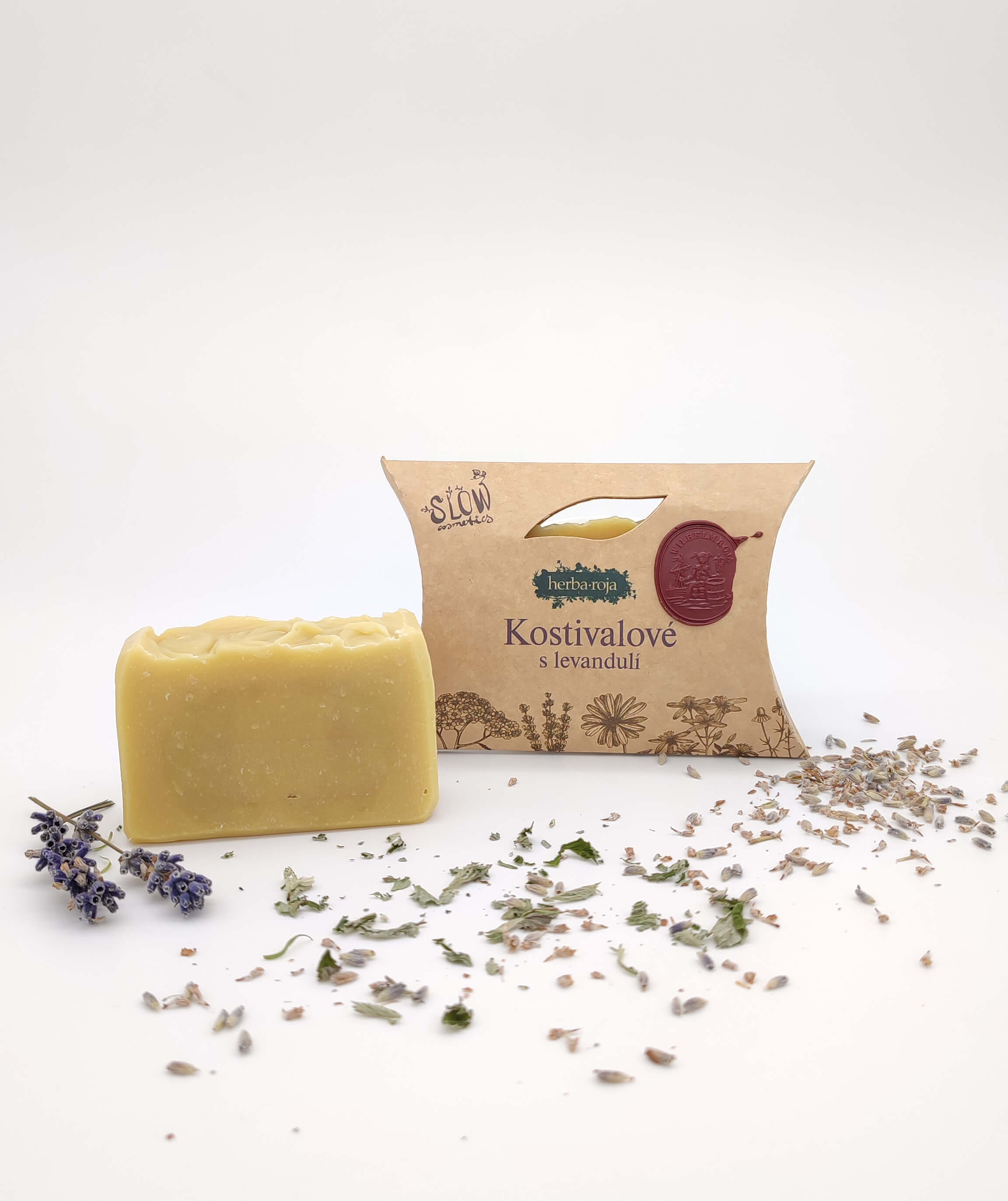 Mýdlo Kostivalové s levandulí
